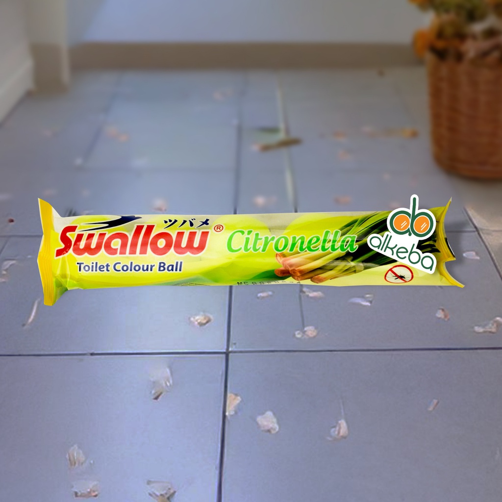 KAMPER BOLA PING PONG SWALLOW ISI 5 PCS CITRONELLA
