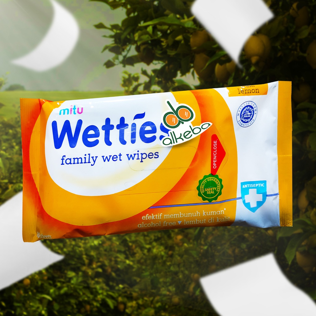 MITU WETTIES TISSUE BASAH REFILL 10 SHEETS