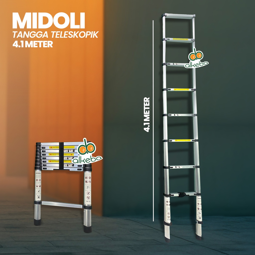 TANGGA LURUS TELESCOPIC 4.1 METER
