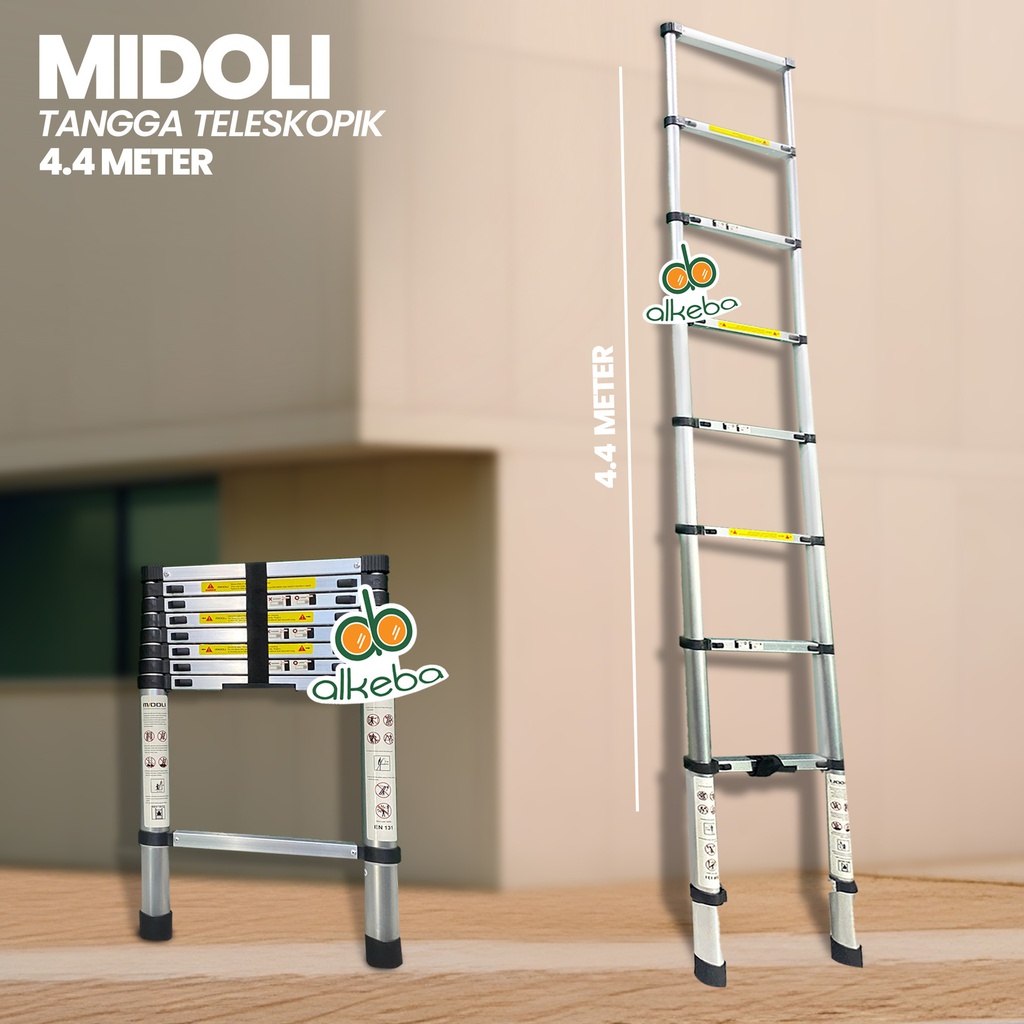 TANGGA LURUS TELESCOPIC 4.4 METER