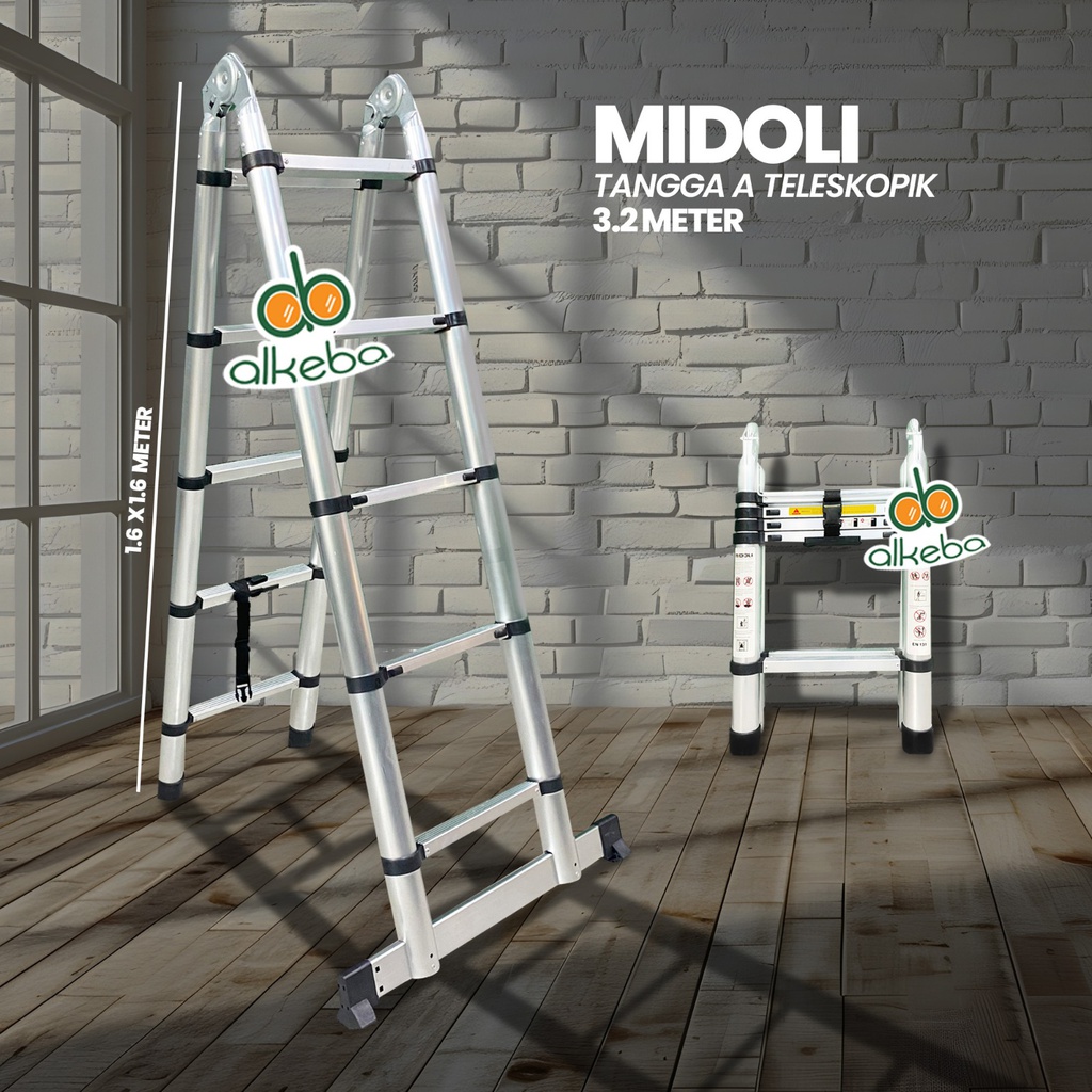 TANGGA MODEL A TELESCOPIC 3.2 METER