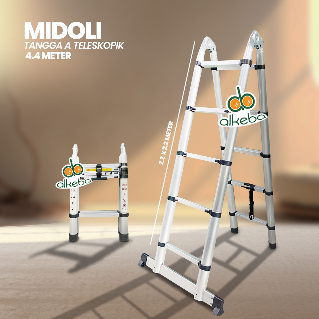 TANGGA MODEL A TELESCOPIC 4.4 METER