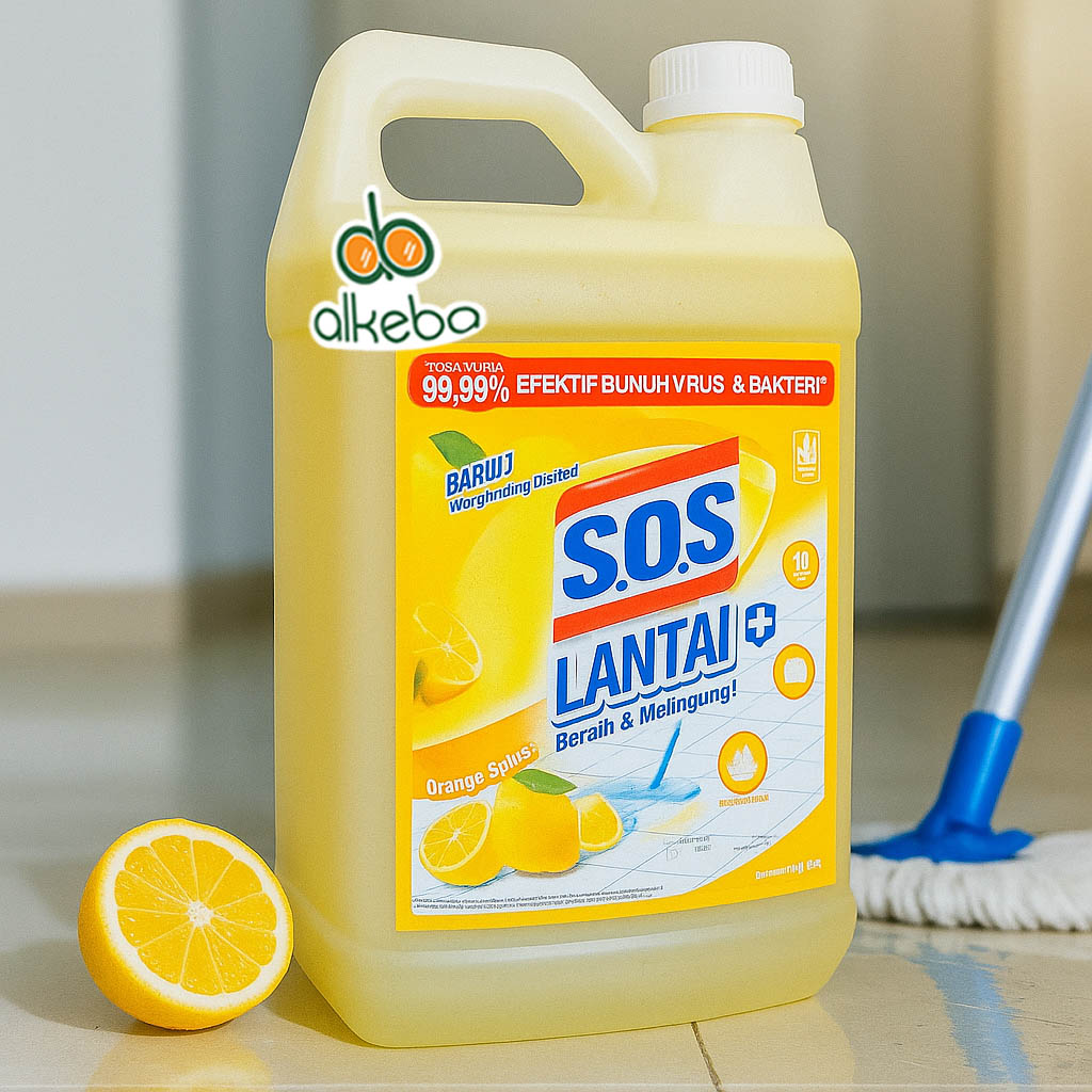 SOS FLOOR CLEANER LEMON 5 LITER