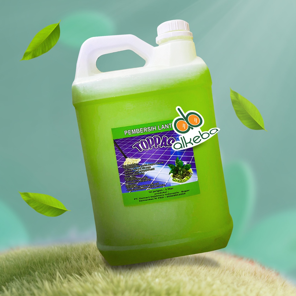 TOPPAS FLOOR CLEANER 5 LITER GREENTEA