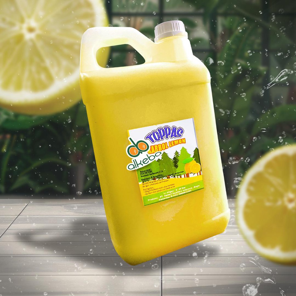 TOPPAS KARBOL LEMON 5 LITER