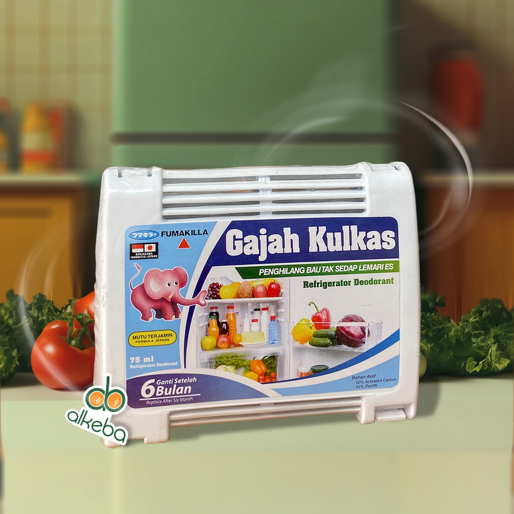 GAJAH KULKAS SET PENGHILANG BAU FREEZER
