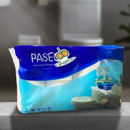 [05PS-RL8] PASEO TISSUE BATHROOM 300'S ISI 8 ROLL
