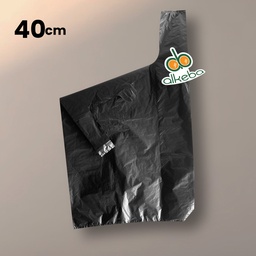 [020TLPKH211] PLASTIK KUPING TULIP HITAM UK. 40